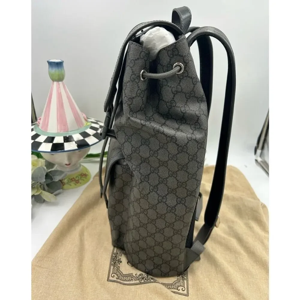 Unisex, Gucci, GG Supreme canvas backpack made in Italy NWT